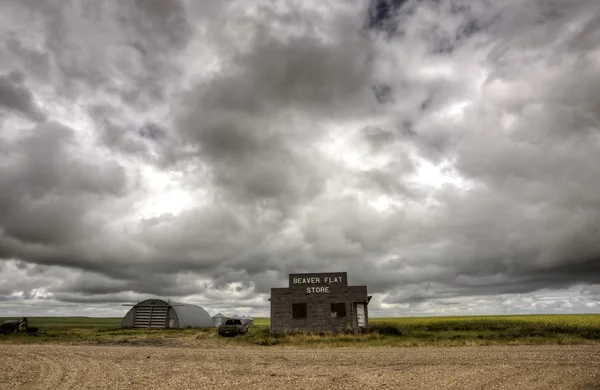 Sturmwolken saskatchewan — Stockfoto