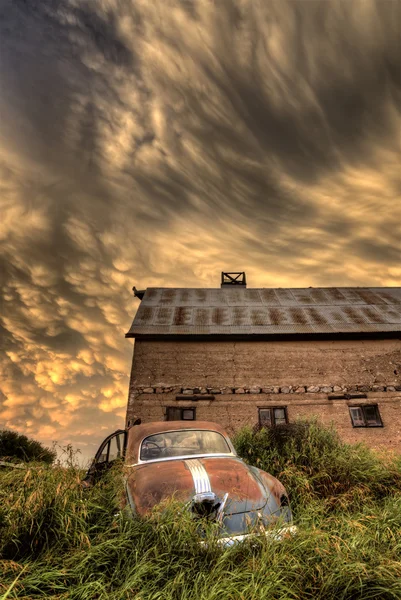 Sturmwolken saskatchewan — Stockfoto