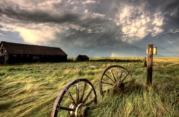 Sturmwolken saskatchewan — Stockfoto