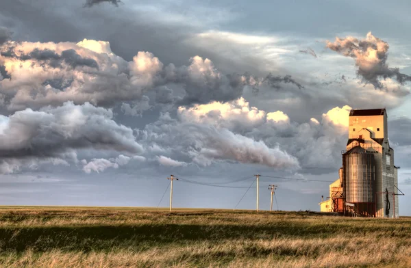 Nuvens de tempestade Saskatchewan — Fotografia de Stock