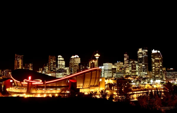 Calgary Alberta Canada Skyline — Stock Photo, Image