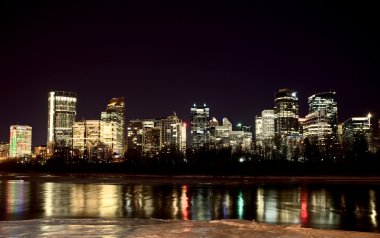 gece çekimleri calgary alberta Kanada