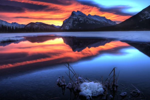 Під час заходу сонця гора Рандл — стокове фото