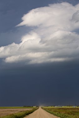 Prairie fırtına bulutları