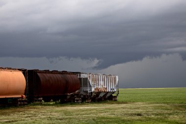 Prairie fırtına bulutları