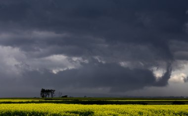 Prairie fırtına bulutları