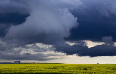 Prairie fırtına bulutları