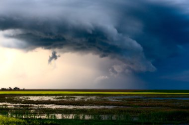 Prairie fırtına bulutları