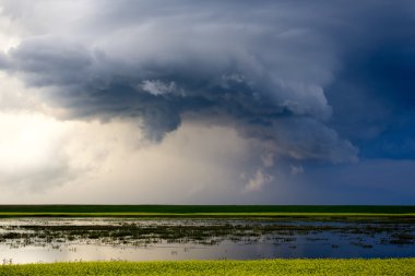 Prairie fırtına bulutları