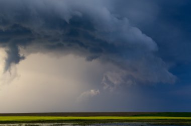 Prairie fırtına bulutları