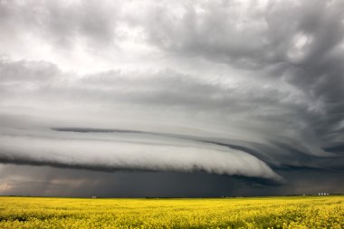 Prairie fırtına bulutları