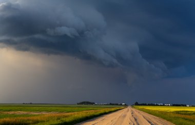 Prairie fırtına bulutları