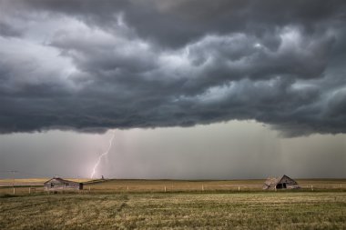 Prairie fırtına bulutları