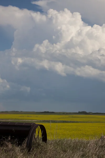 Prairie storm wolken — Stockfoto