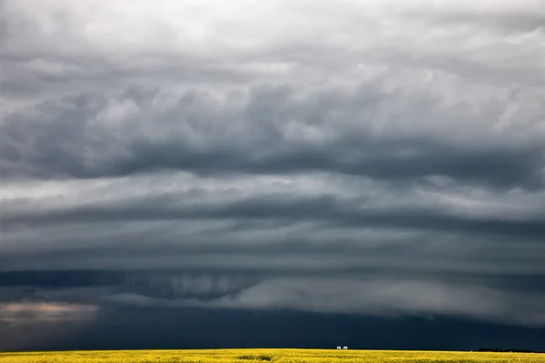 Nubes de tormenta de pradera —  Fotos de Stock