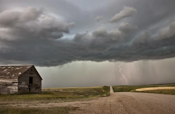 Nuvens de tempestade de pradaria — Fotografia de Stock