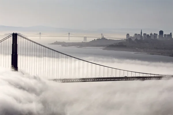 San fransisco panoramę — Zdjęcie stockowe