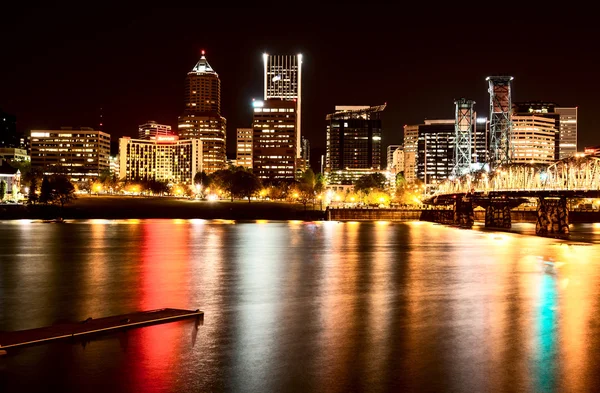 Noche disparó a portland, oregon —  Fotos de Stock