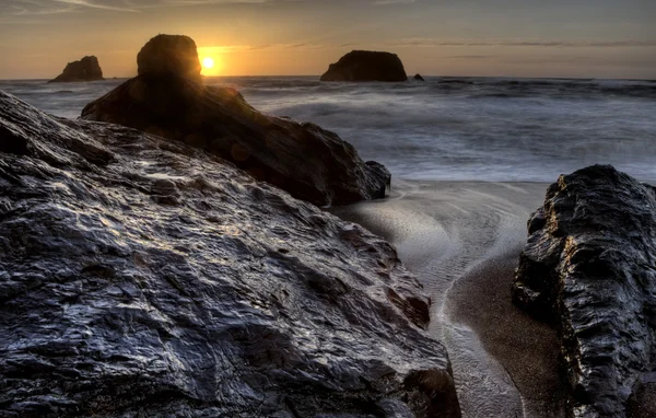 Sunset Bandon Oregon — Stock Photo, Image