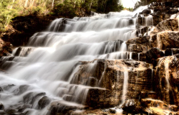 Wasserfall-Gletschernationalpark — Stockfoto