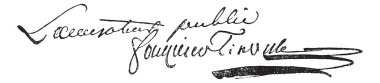 antoine imzası quentin fouquier de tinville (1747-1795), v