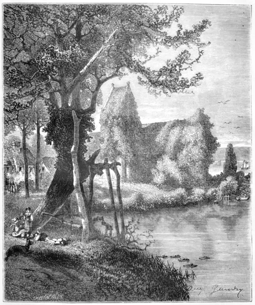 croqueboeuf kilise veya Şapel Ivy croqueboeuf, calvados, fr