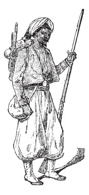 Turk, antika gravür
