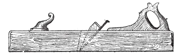 Jack plane, gravura vintage . —  Vetores de Stock