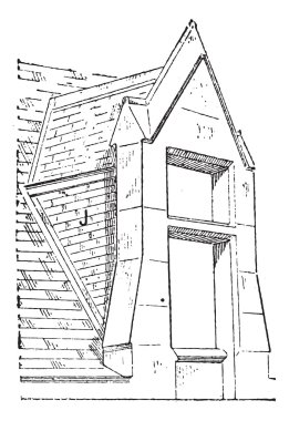 ışıklık, antika gravür.