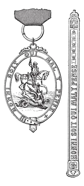 jartiyer en asil sırası antika gravür.