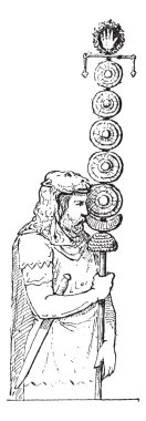 maniple, İtalya, antika gravür