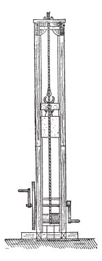 Bell, antika gravür.