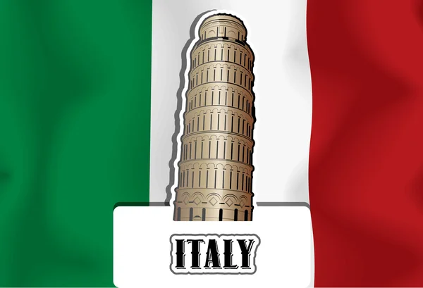 Italy, illustration — Stock Vector