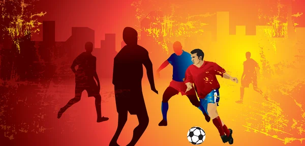 Soccer, illustration — Stock Vector