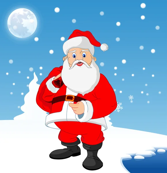 Babbo Natale, illustrazione — Vettoriale Stock