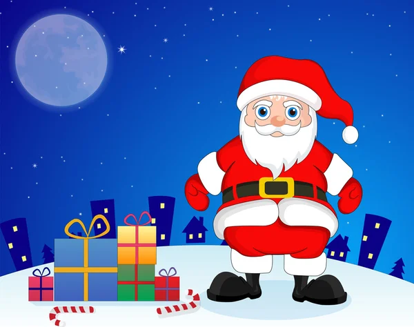 Santa claus, afbeelding — Stockvector