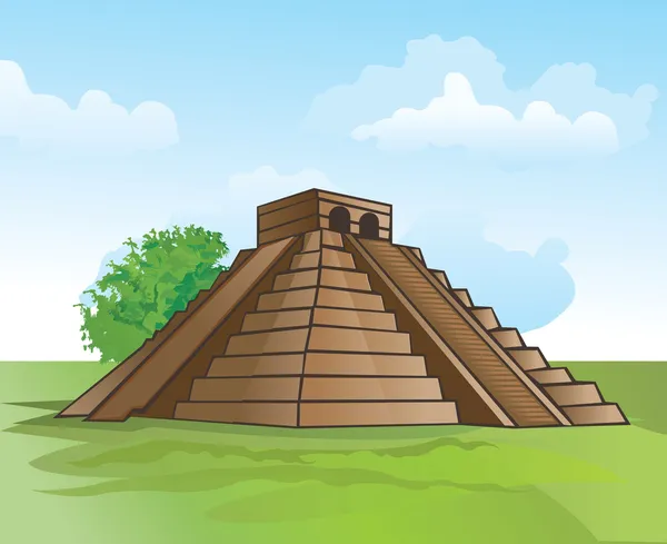 Piramide maya dibujo Imágenes Vectoriales, Gráfico Vectorial de Piramide  maya dibujo | Depositphotos