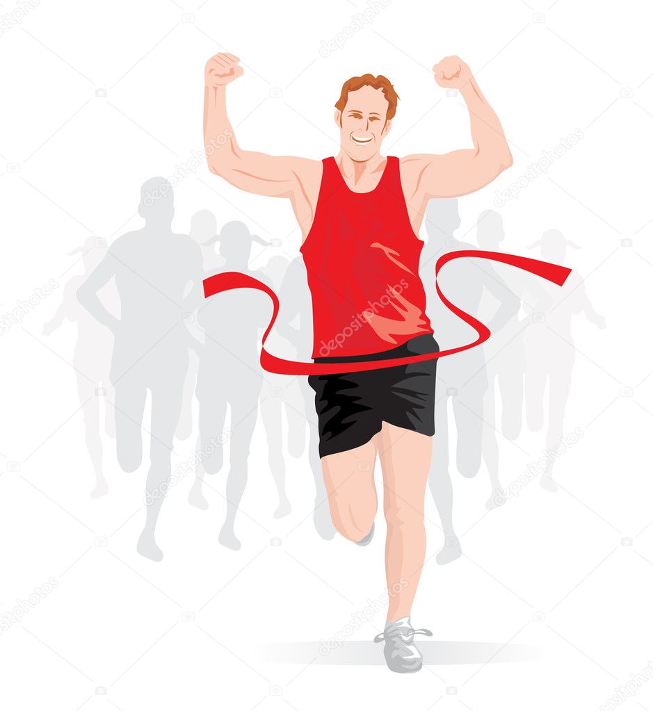 Running, illustration