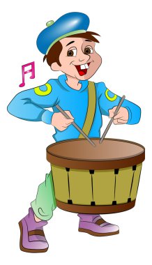 Little Drummer Boy, illustration clipart