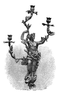 dallı Mumluk, antika gravür