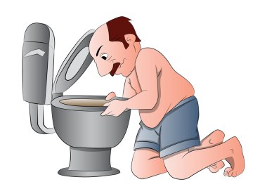 adam bir tuvalet, Resim sabitleme