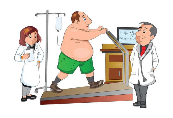 Σωματικής checkup, εικονογράφηση — Διανυσματικό Αρχείο