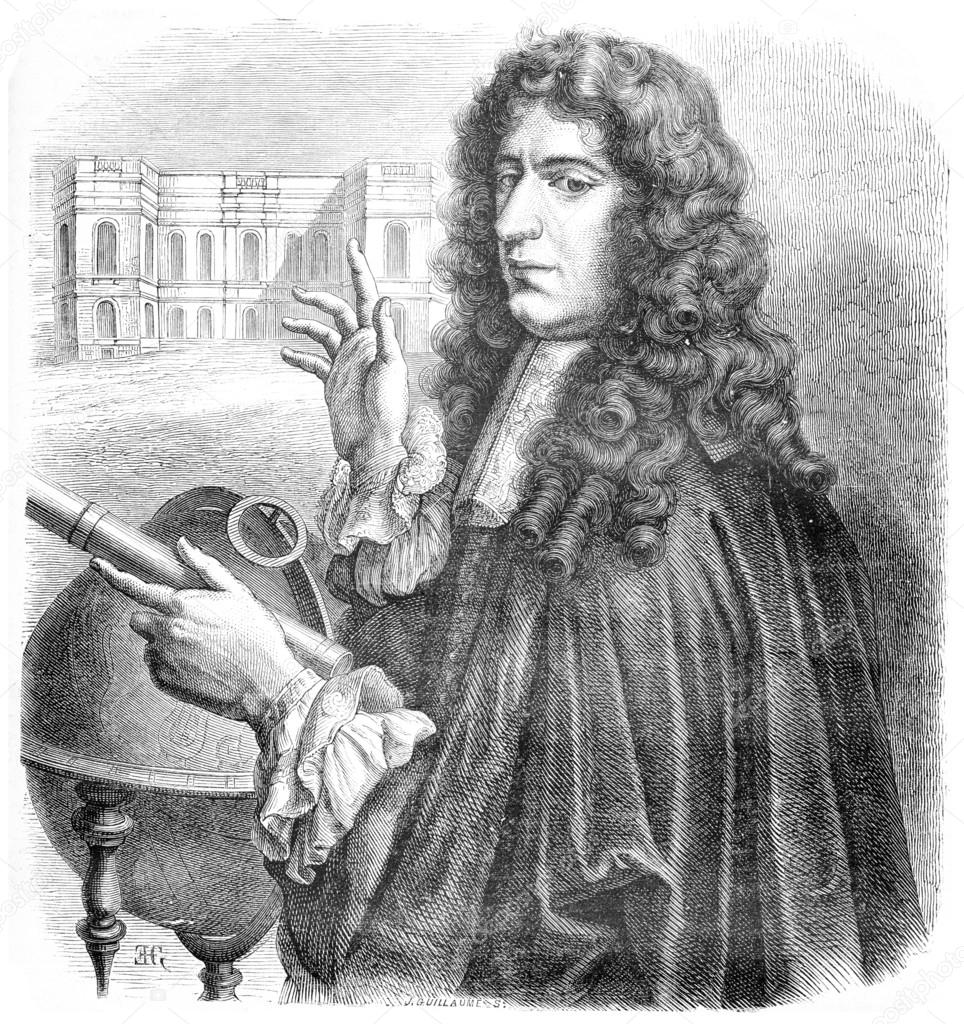 Giovanni Domenico Cassini, vintage engraving