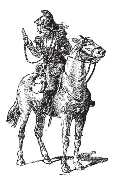 VEDETTE, antika gravür