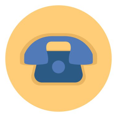 Mavi bankacılık telefonu, illüstrasyon, vektör, beyaz arka planda..