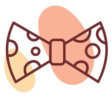 Beyaz arka planda sirk yayı, illüstrasyon, vektör.