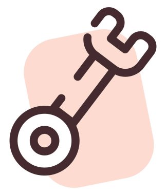 Yapı anahtarı, illüstrasyon, vektör, beyaz arkaplanda.