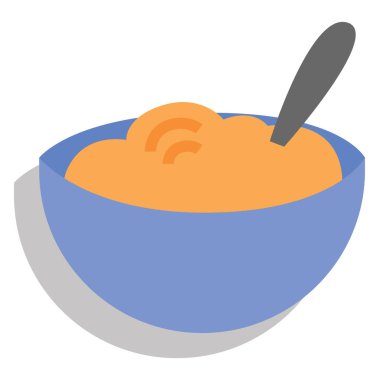 Spagetti yemeği, illüstrasyon, vektör, beyaz arka planda..