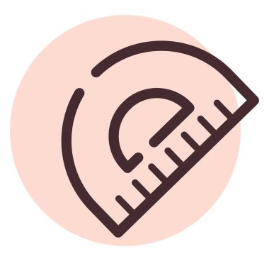 Beyaz arkaplanda okul diploması, illüstrasyon, vektör.