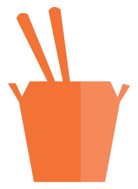 Çin yemeği, illüstrasyon, vektör, beyaz arka planda..